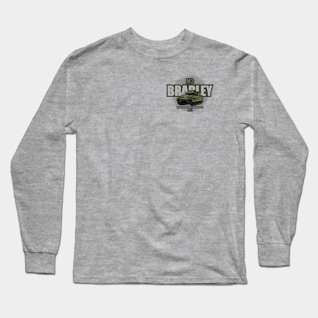 M3 Bradley (Small logo) Long Sleeve T-Shirt by TCP